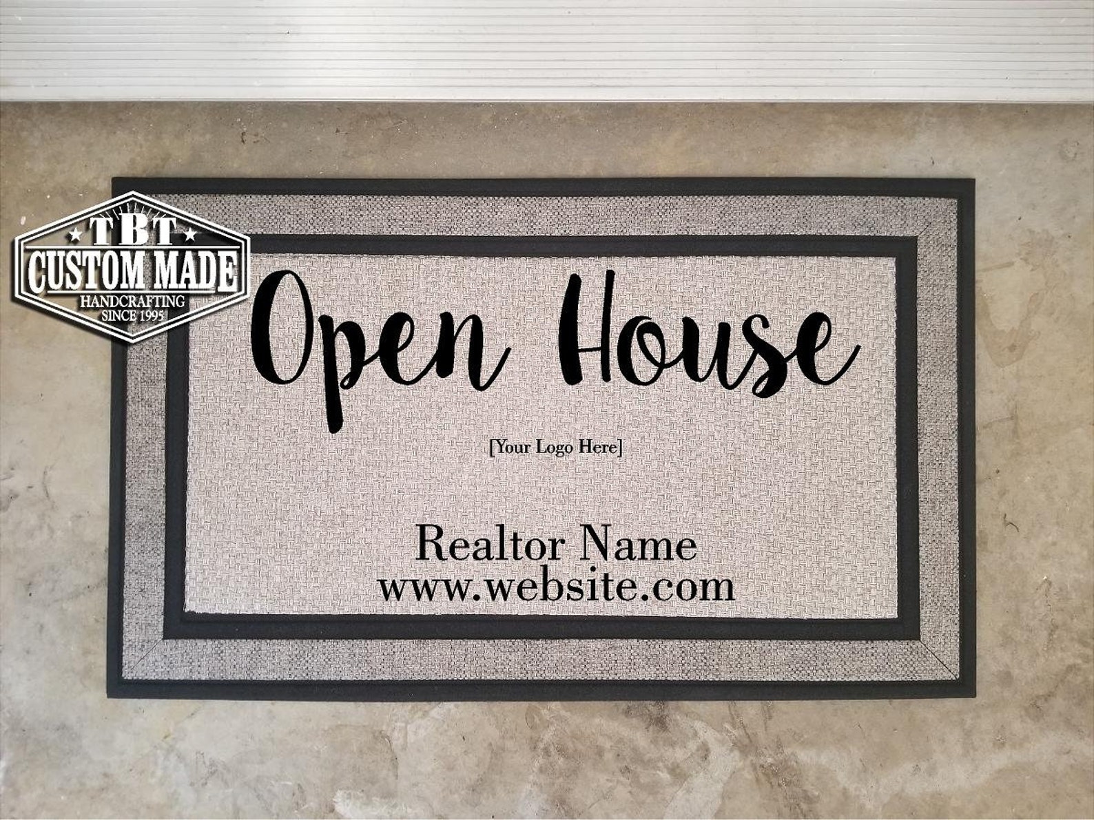 Open House Realtor Personalized Door Mat Etsy