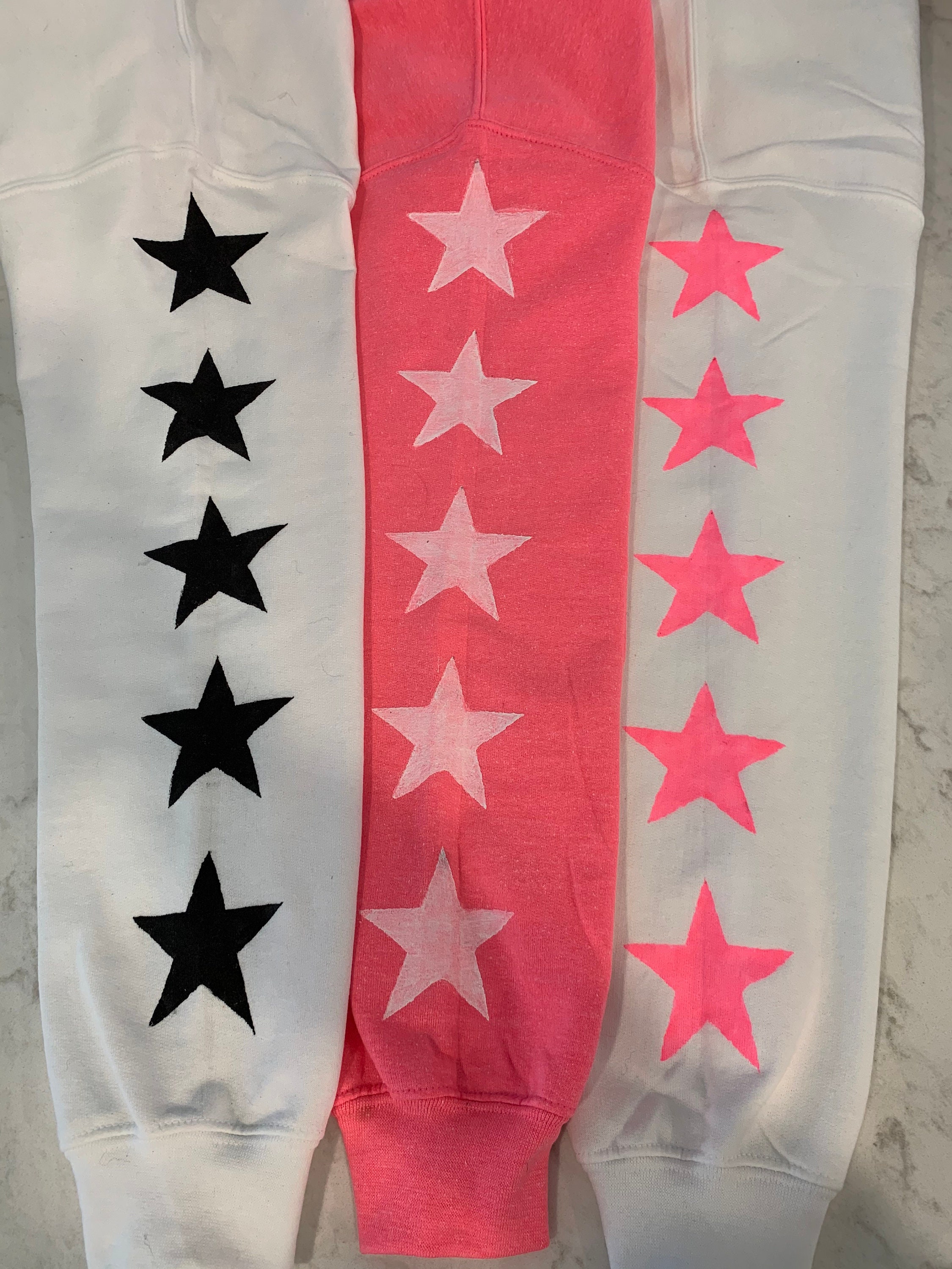 Star sleeve HOODIE Etsy