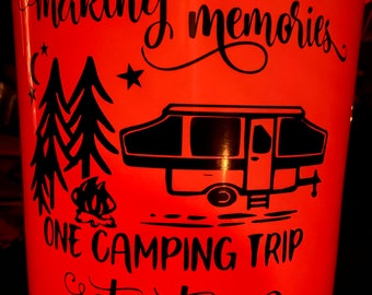 Campsite color changing bucket lantern