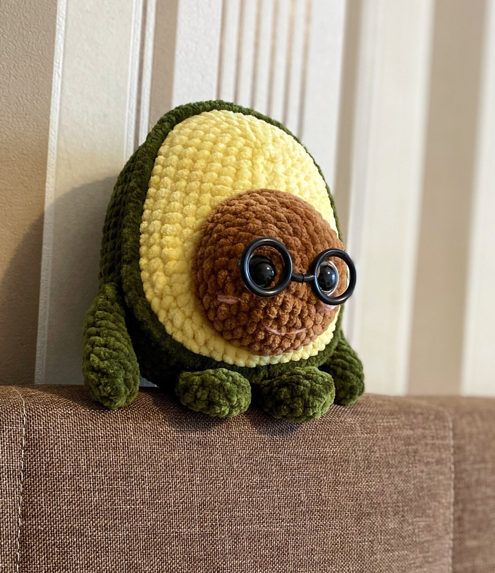 Avocado decor / Avocado toy / Avocado figurine / Interior toy Etsy