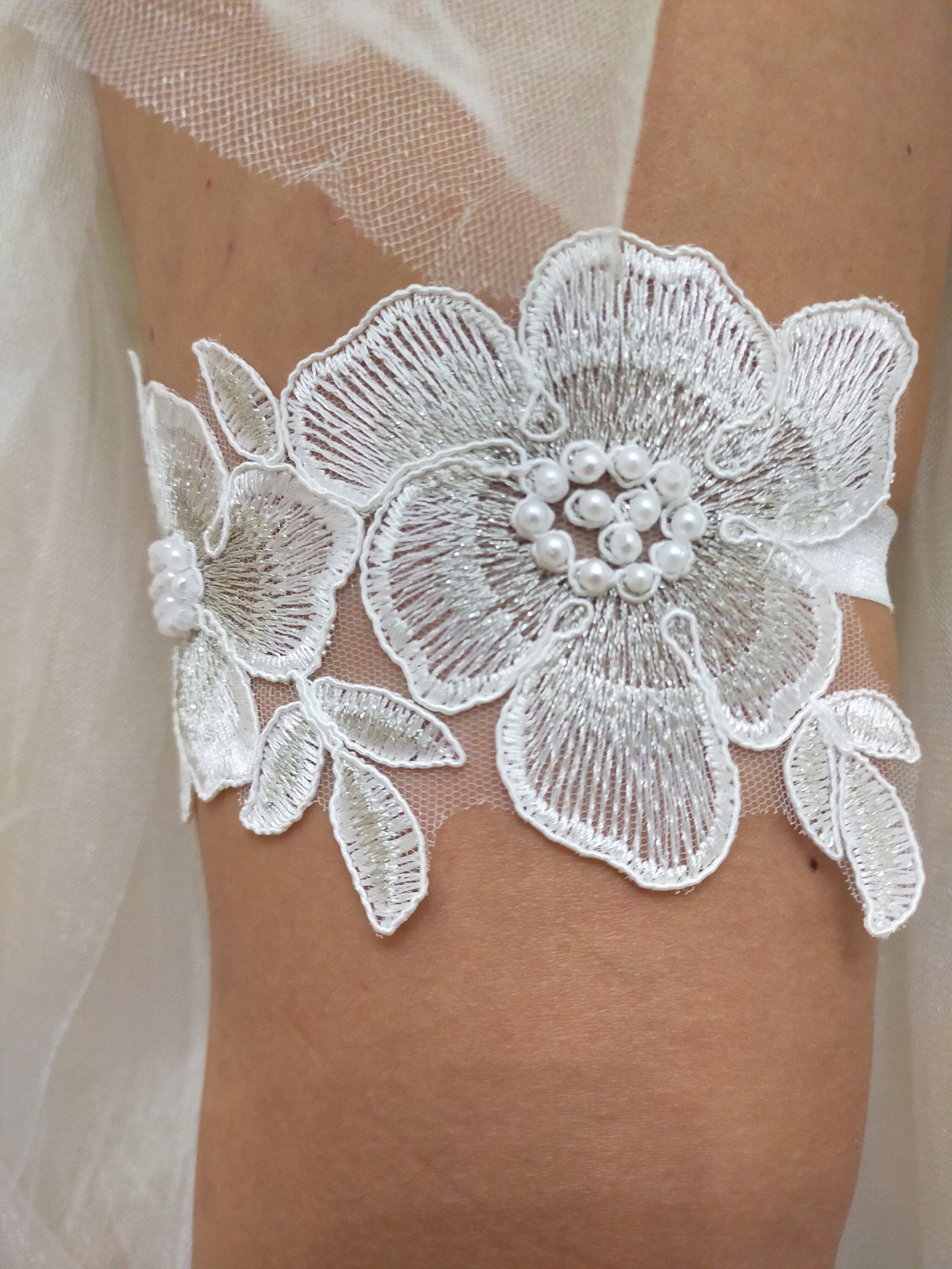 Wedding Garter White Bridal Lace Garter Bridal Garter - Etsy