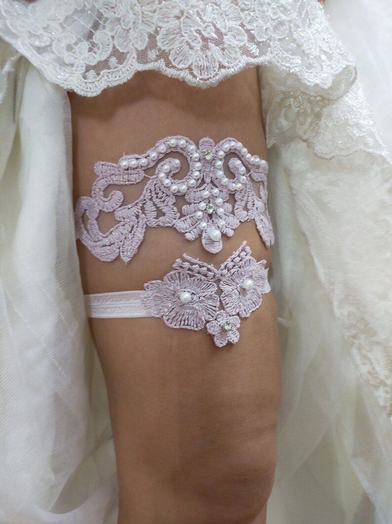 Handmade Beaded Embroidered Garter Wedding Floral Garter Set Bridal Gartr Pink Lace Garter Lace Garter Bridal Garter Beaded Garter