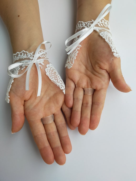 Fingerlose Brauthandschuhe Handschuhe,Weiß,30cm,HS-BG-W 