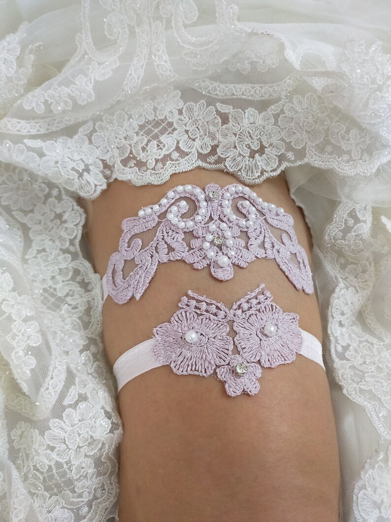 Handmade Beaded Embroidered Garter Wedding Floral Garter Set Bridal Gartr Pink Lace Garter Lace Garter Bridal Garter Beaded Garter