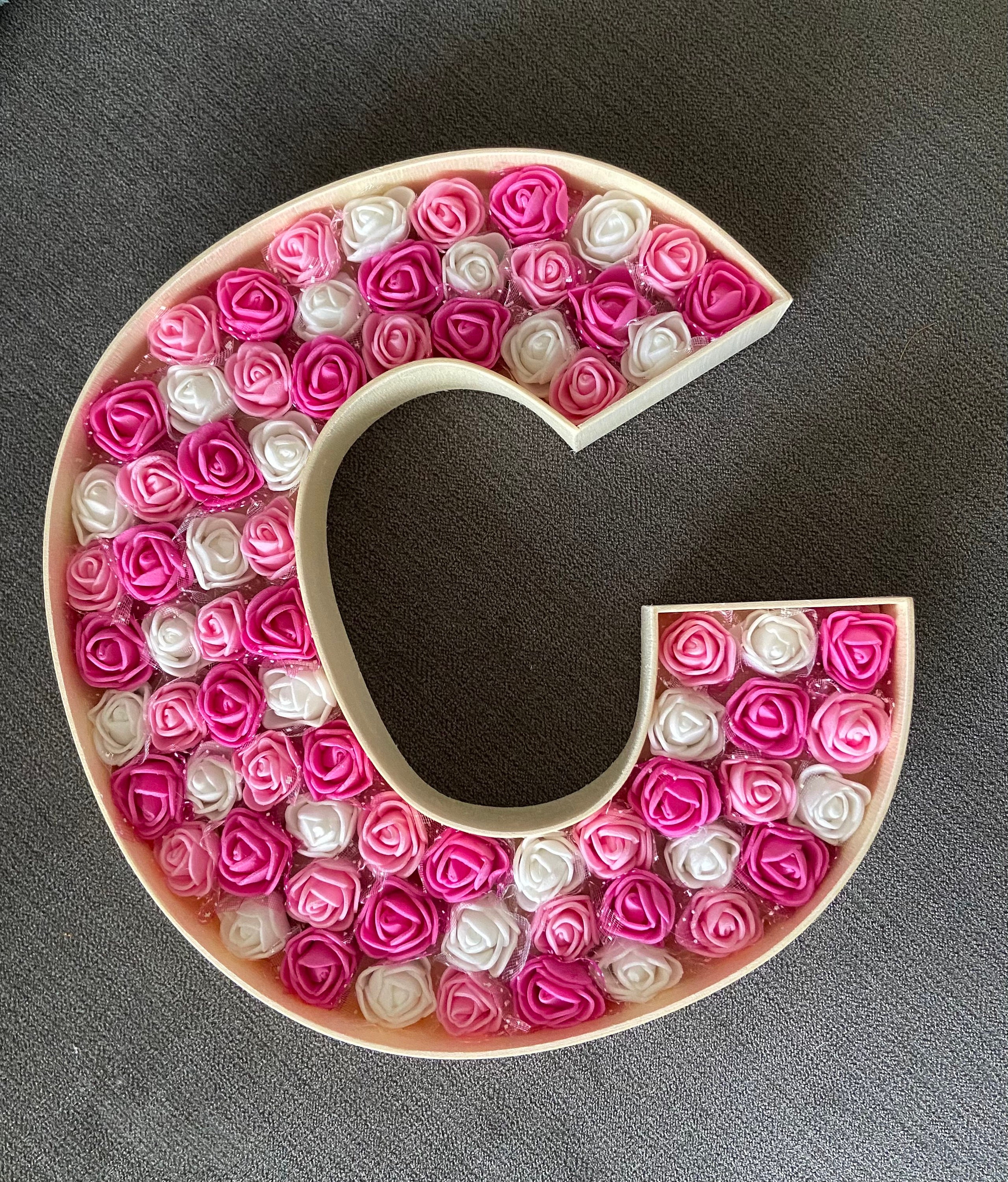 HOME DECOR INITIAL letter wall sign freestanding home decor Etsy