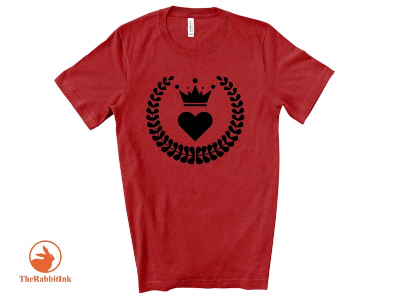 Queen Shirt Valentine Crown Shirt Meaningful Shirt Valentine Gift 14 Feb Angel Wing Shirt Gifts for Her Heart Shirt Valentine Shirt