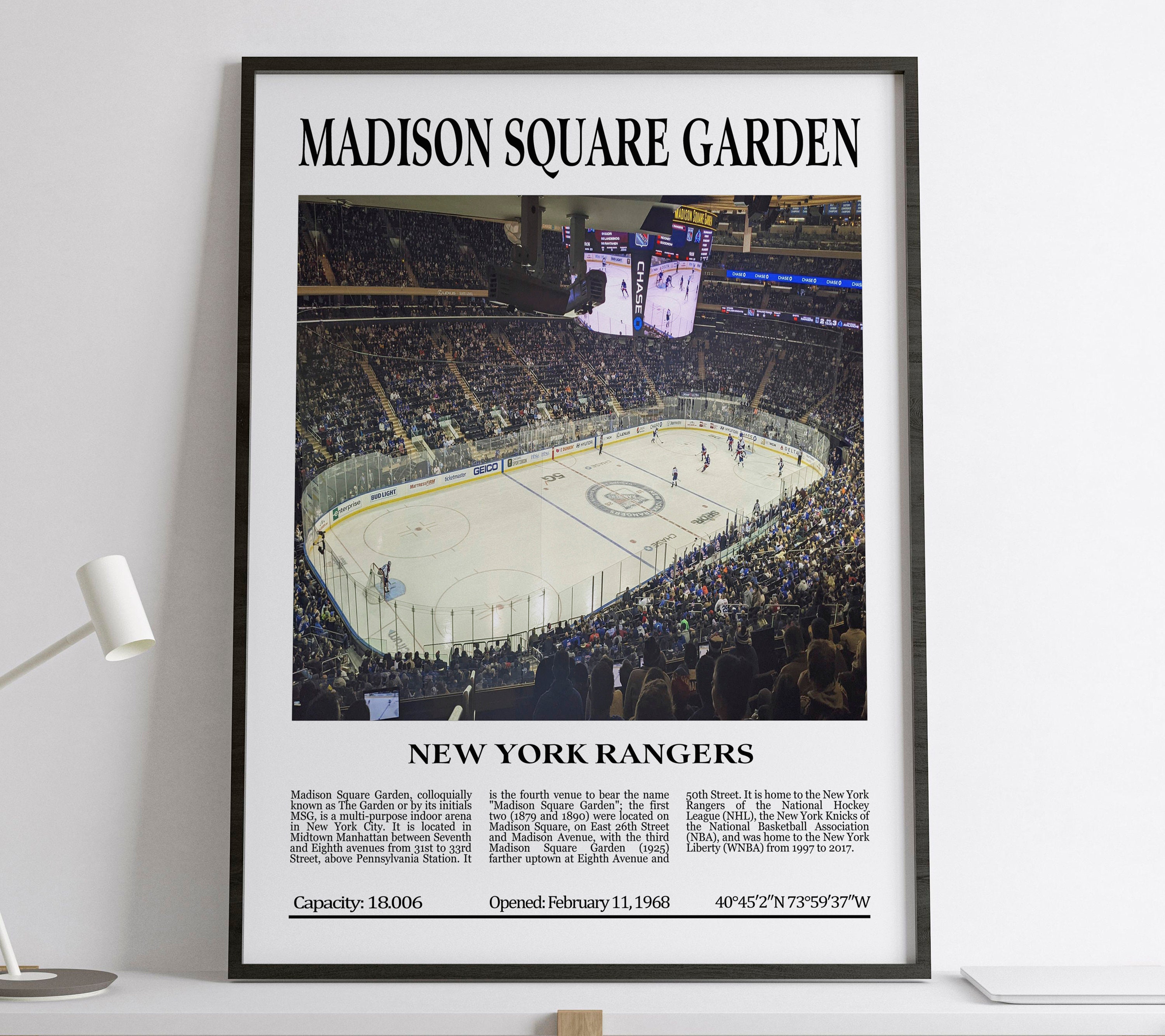 New York Rangers - Madison Square Garden Replica 13 - SWIT Sports