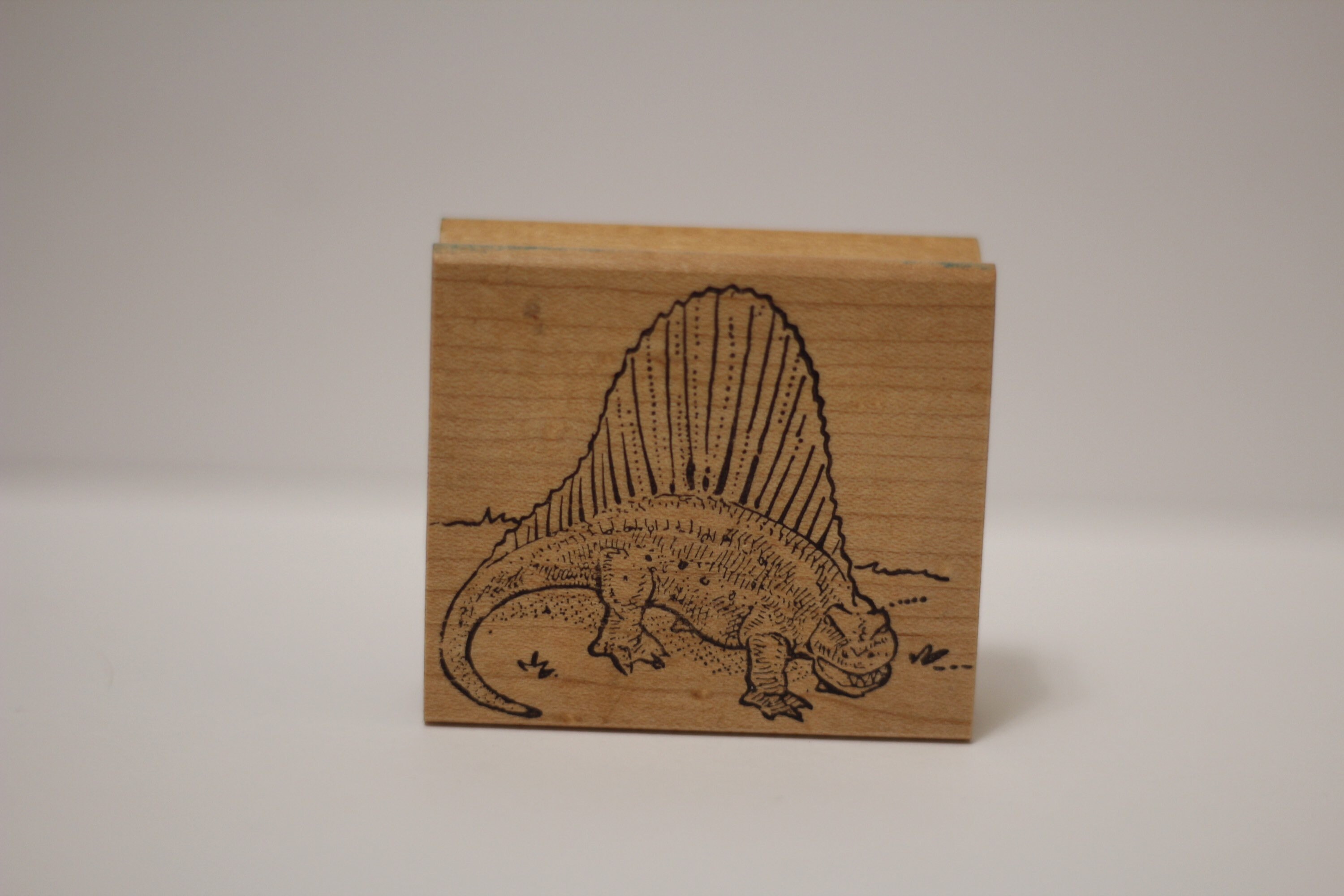 Vintage 5 piece Dinosaur Stamp Set Etsy