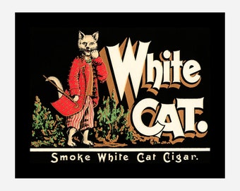 White Cat Cigars Etsy