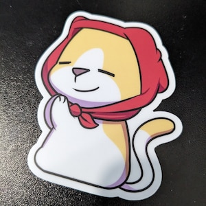 Orthodox Prayer-cat Sticker