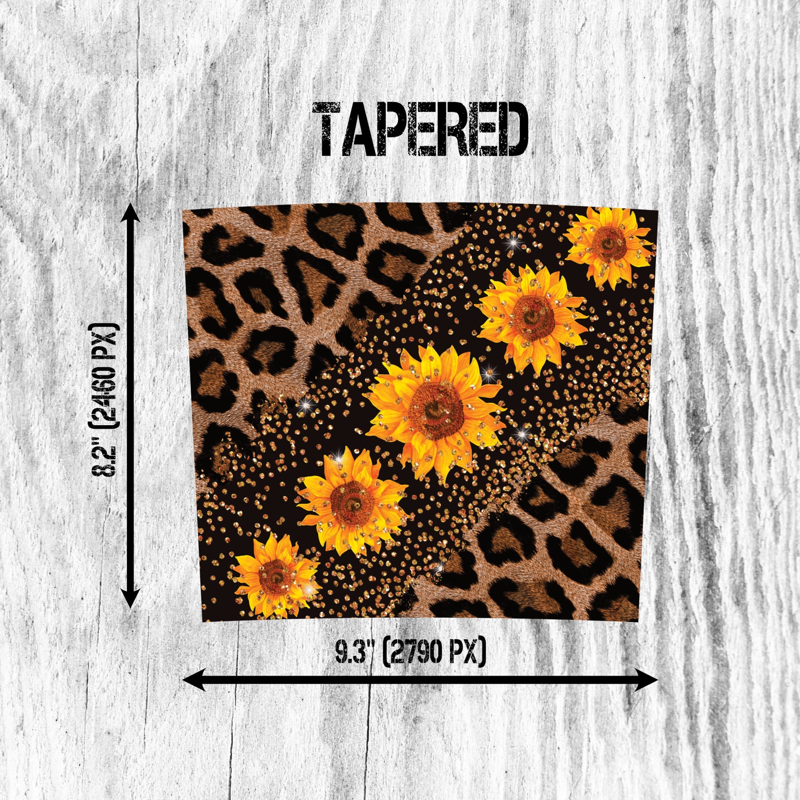 Plantilla wrap 20oz flaco tumbler sublimación diseños girasol | Etsy