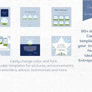 Instagram Templates, Instagram Canva Templates, Viral Instagram Post Templates, Elegant Instagram, Templates, Engagement Boost IG Templates