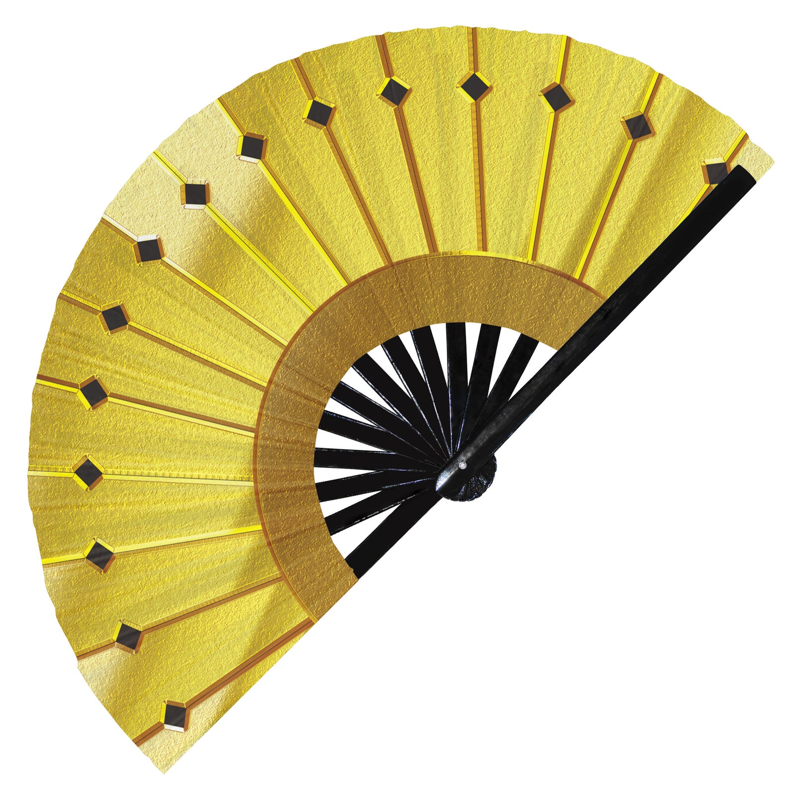 Avatar Kyoshi Warrior Hand Fan Yellow Anime fans Grote Etsy