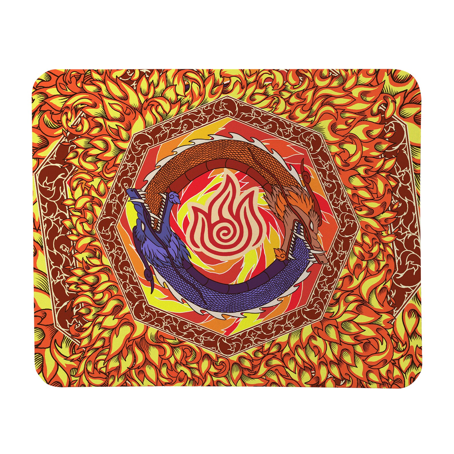 Avatar Elements Rechteck Mousepad Feuer Erde Wasser Luft Etsy