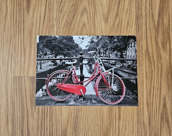 Amsterdam Bicycle Photo Print, Original Work, 7x10 inches