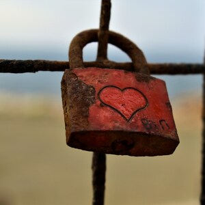 Photography Prints of Love Locks // made to order // home and office decor // Love Locks photography prints // Love prints // options 1-10