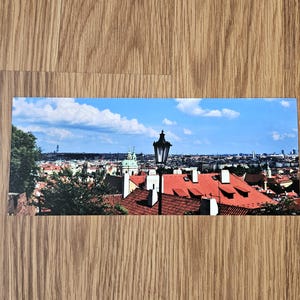 Pre-made Photo Print // Prague Cityscape photography print // photo print of original work // 4x10&quot; photograph print // home decoration //