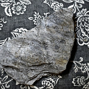 XL Raw Chunk of Mica Schist With Garnets // Metallic Mica Schist Schist ...