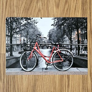 Pre-made Photo Print // Amsterdam Bicycle photo print // photography print of original work // 7x10&quot; photo print // home decoration