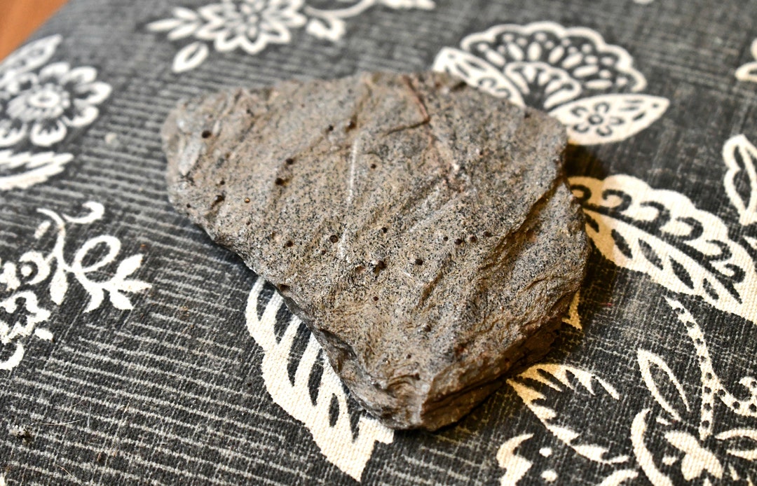 Raw Chunk of Mica Schist With Garnets // Metallic Mica Schist - Etsy