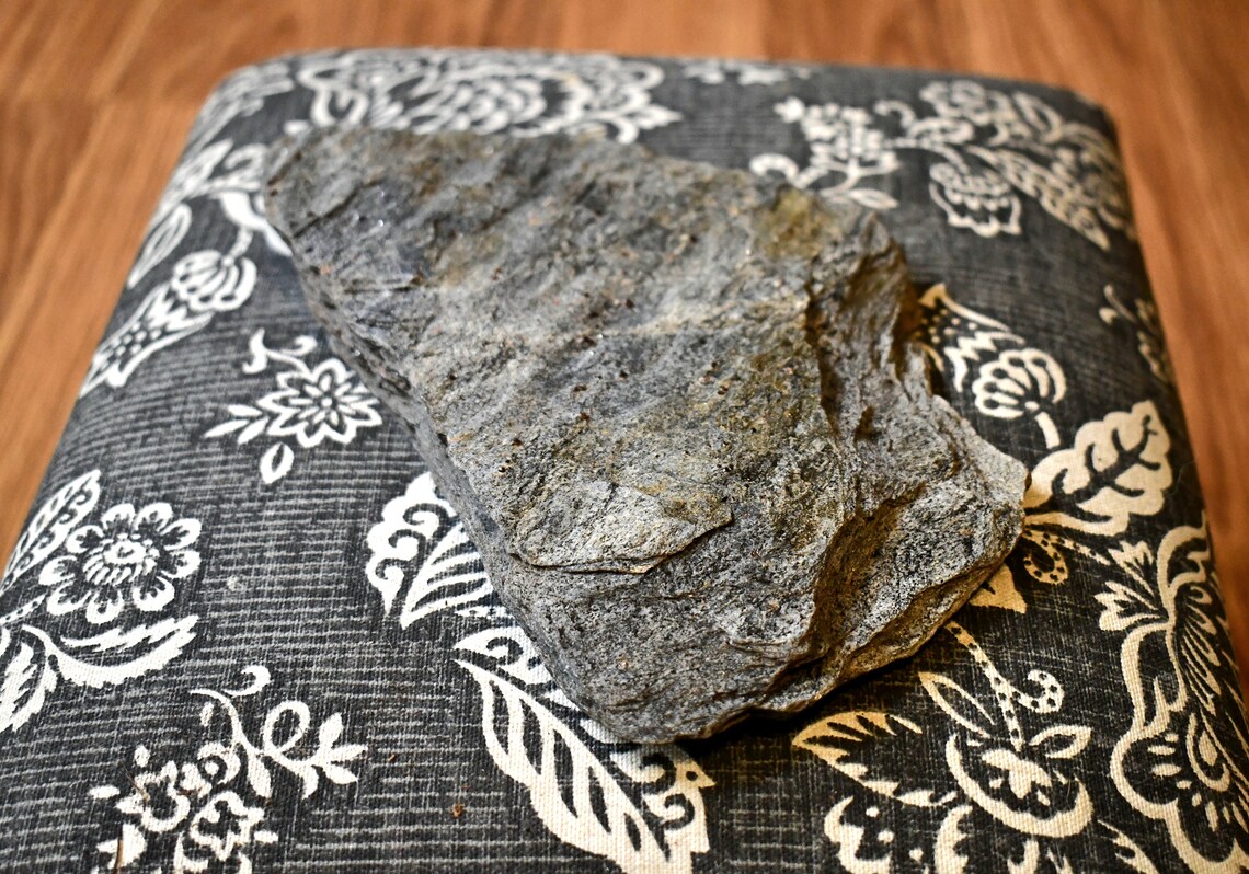 XL Raw Chunk of Mica Schist With Garnets // Metallic Mica Schist With ...