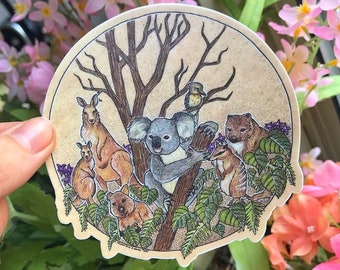 Australian Animals Vinyl Sticker