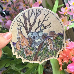Australian Animals Vinyl Sticker