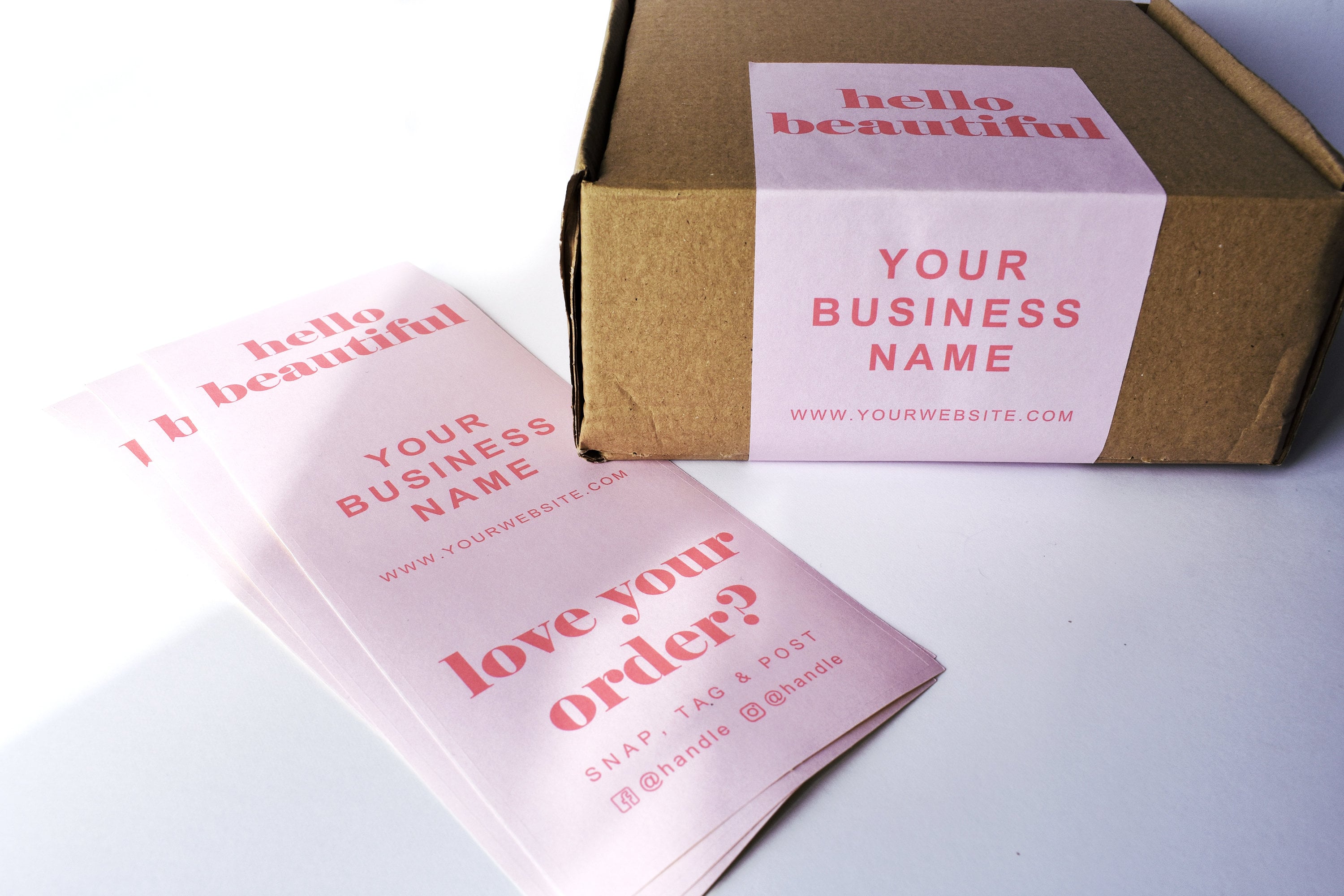 Personalised Box Seal Stickers Box Seal Labels Shipping Etsy