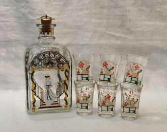 Festive Holiday Decanter and Glasses: Fun Advent Calendar Set from Holmegaard