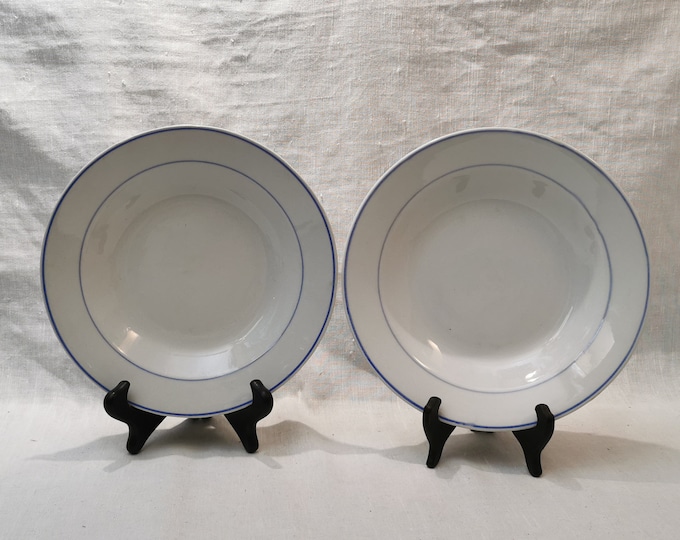 Vintage Arabia Finland Platter Set - Collectible Deep Plates - 2 pcs - Scandinavian Design