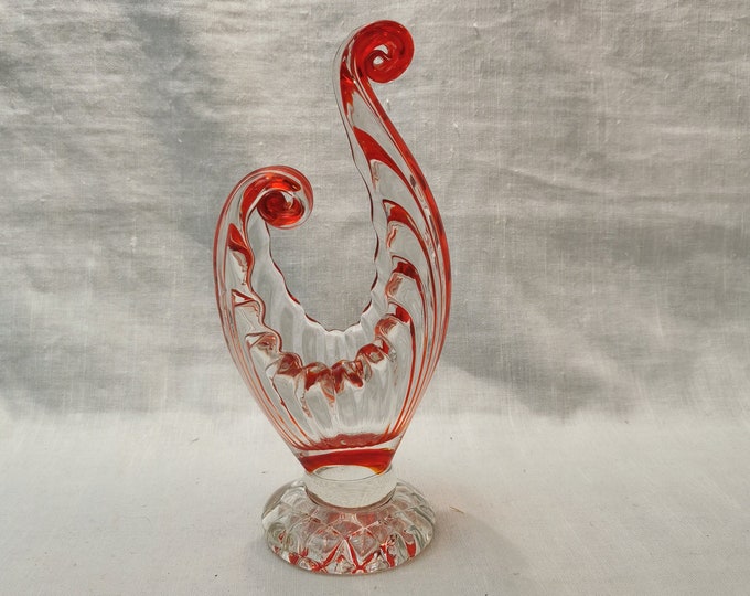 Beautiful Handmade Glass Vase, Glassware, decor