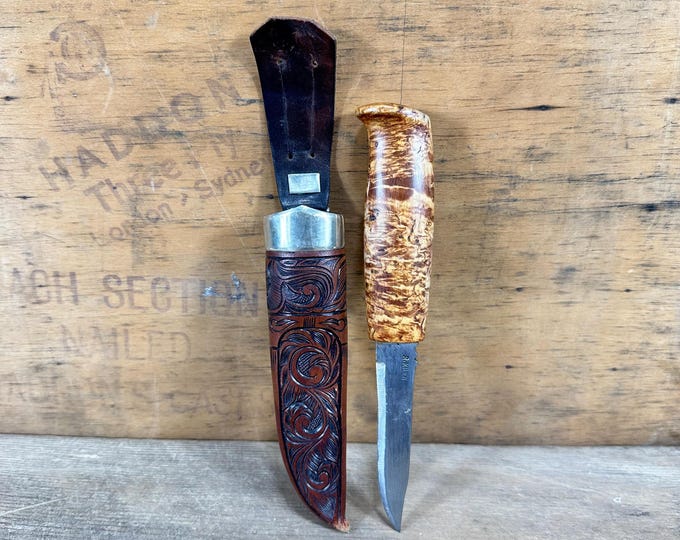 Hand-Made Norwegian Hunting Knife by R.Kilen