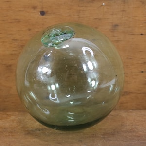 Norwegian Glass Float 1920 | Ocean History Decoration | Maritime History | Nautical Gift | Vintage Ocean Decor