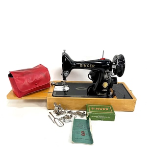 Vintage Singer Electric Sewing Machine 99k | Industrial Sewing Machine | Sewing Machine Gift | Crafting Treasure