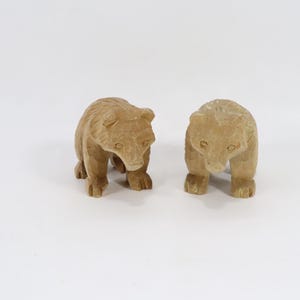Hand-Carved Norwegian Bears | Telemark Folk Art | 1970s Nordic Carving | Unique Collector's Item | Nordic Gift