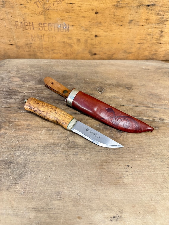 Norwegian Knife Brusletto Centennial 1896-1996 | Flame Birch