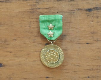 Norwegian Shooter Medal 1950s | HOPK Field Pistol Competition | EIK SP Silver Plate | Marksman Collectible | Marksmen Tribute