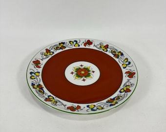 Rare Hand-Painted Norwegian Plate - Nordic Decor, Scandinavian Wall Art