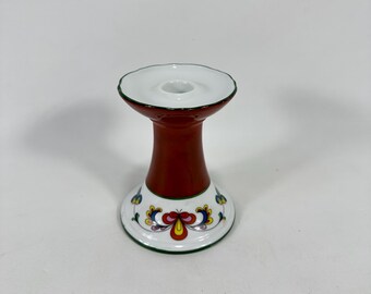 Charming Norwegian Farmer's Rose Candle Holder - Perfect Nordic Gift