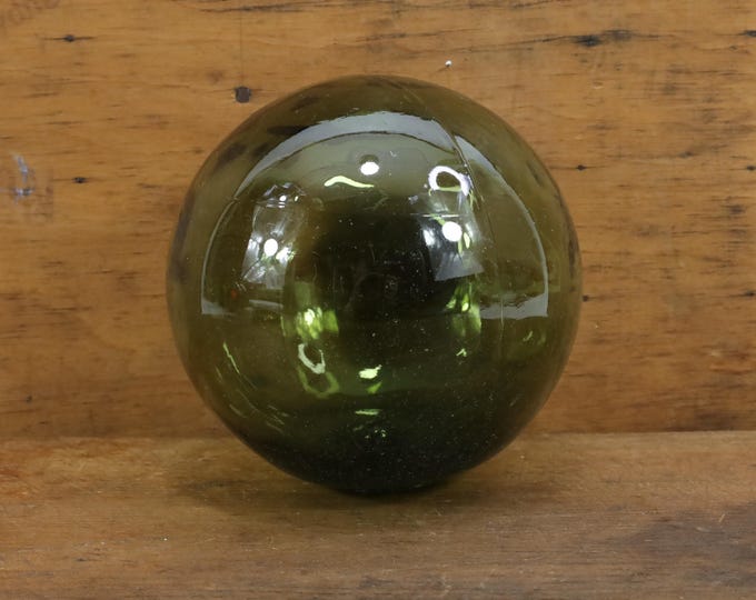 Norwegian Glass Float 1920 | Ocean History Decoration | Maritime History | Nautical Gift | Vintage Ocean Decor