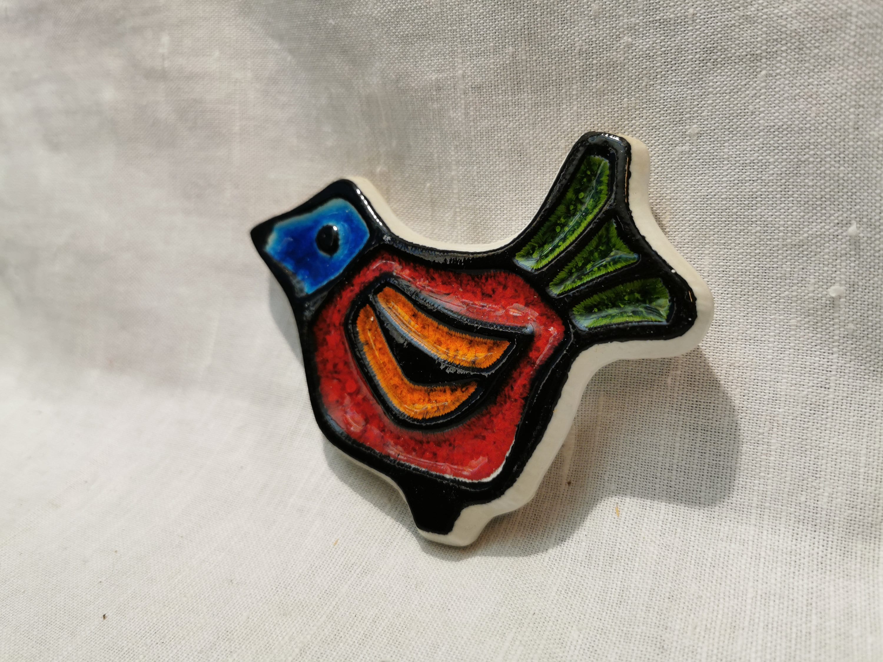 Exquisite Vintage Norwegian Porsgrund Porcelain Bird