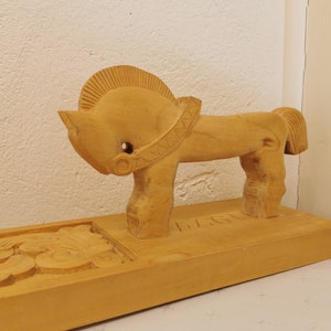 Norwegian Handcarved Mangle Board Rose wood, Norwegian Folk Art, primitive hand tool, Country Style Decor