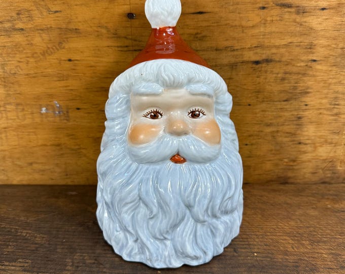 Vintage Norwegian Porsgrund Porcelain - Handpainted Santa Clas Figurine - Collectible Christmas Decor from Norway