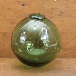 Norwegian Glass Float 1920 | Ocean History Decoration | Maritime History | Nautical Gift | Vintage Ocean Decor