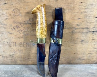 Hand-Made Norwegian Hunting Knife by R.Kilen