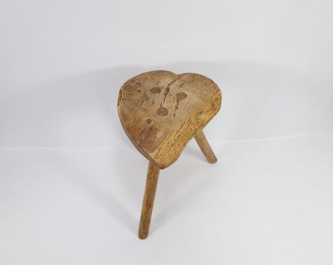 Small milking stool, Small stool, wooden stool, Small wooden stool, Plant stand, Plant stool, Small foot stool, Wooden stool small