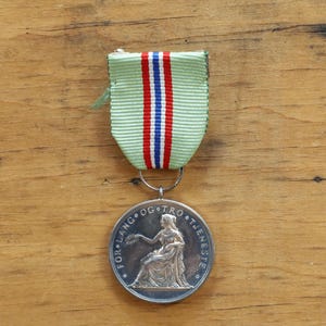 Long and Faithful Service Silver Medal | Issued 1971 | Kongsberg Mint | Royal Norwegian Society Award | Employee Loyalty Token