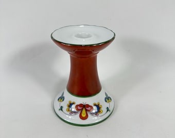 Charming Norwegian Farmer's Rose Candle Holder - Perfect Nordic Gift