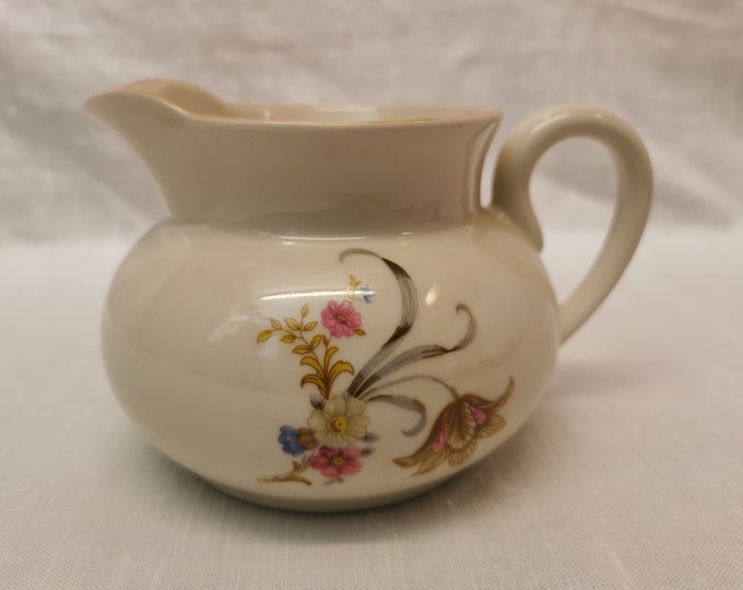 Elegant Vintage Norwegian Porsgrund Porcelain Milk Jug - 1950s Floral Decor - Scandinavian Home Decor