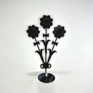 Vintage Modern Wall Candle Holder: Danish Mid Century Decor by Dantoft Denmark 1970s